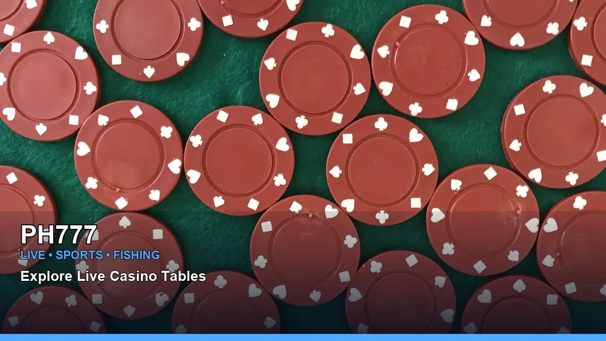 PH777 live casino tables for Philippine players